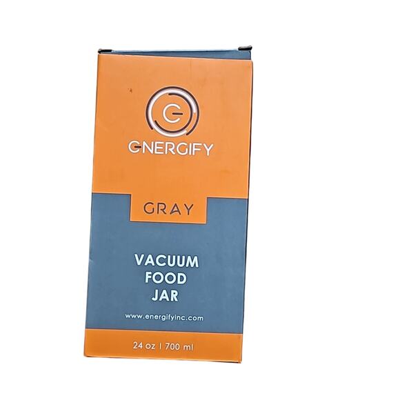 NWT Vacuum Insulated Food Jar. 24oz Thermos Includes Folding Spoon and Cup - Picture 1 of 5